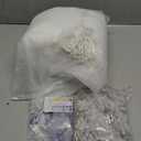 White Bed Canopy with 24 Colors Star Lights for Girls, 8 Corner Princess Canopy Bed Curtains with Color Changing LED String Lights Remote Timer for Adults Women Bedroom, Twin Full Queen King Bed