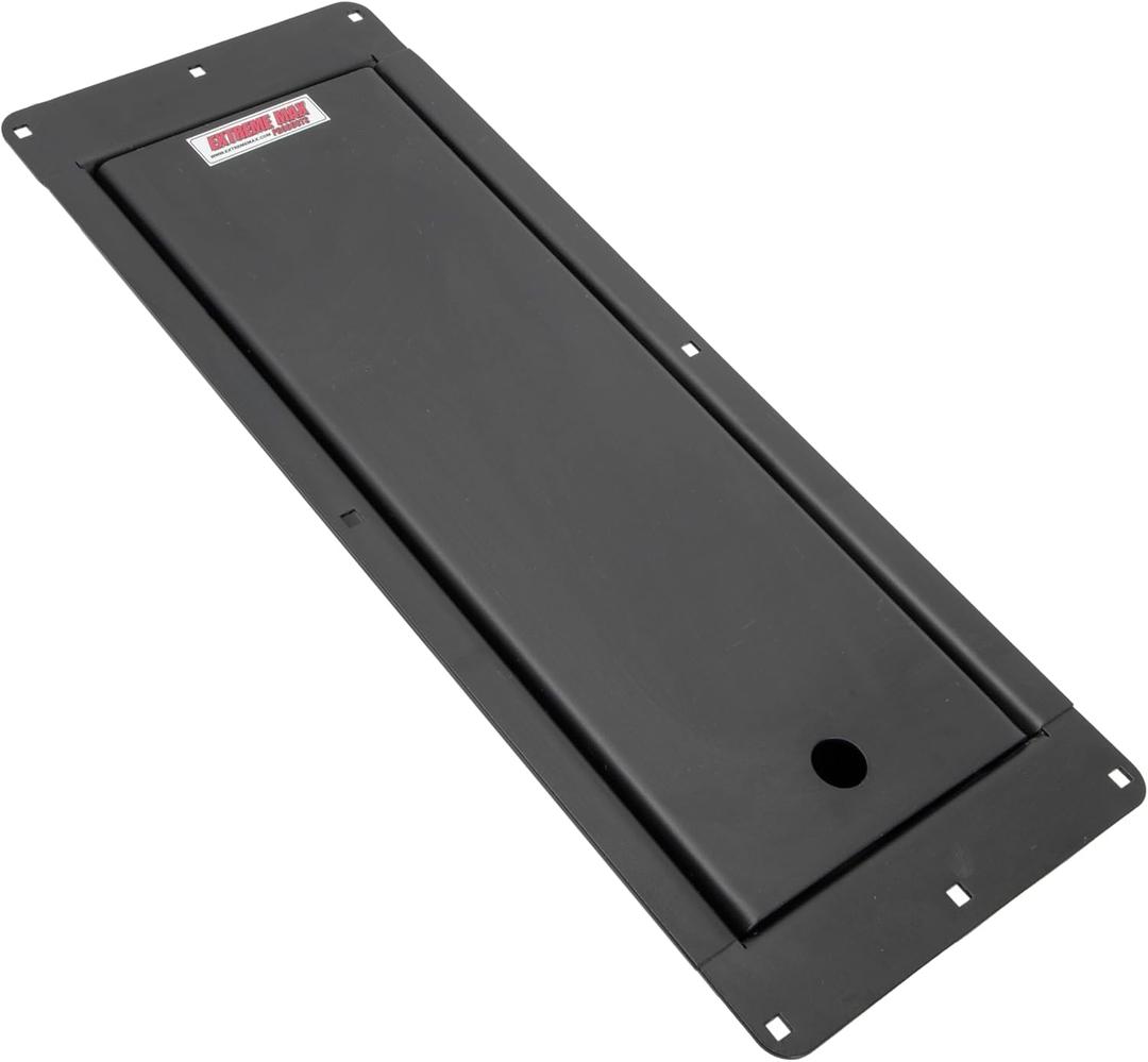 Extreme Max 5001.6504 Flip-Up Recessed Flush-Mount Motorcycle Wheel Chock for Enclosed Trailers - 24"
