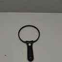 Large Magnifying Glass with Light, Magnifier Handheld Illuminated Lighted Magnifier with 3 LED Lights 1 UV Light Storage Bag Clean Cloth for Seniors Reading Inspection