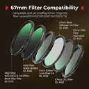 SmallRig FilMov 67mm Magnetic Filter Ring Adapter for Phone Case (SmallRig 17 Pro Max 5551/5552), Compatible with 67mm Magnetic Filter Series (4726/4581/4582/5169/5170)-5548
