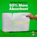 Bounty Full Sheet Paper Towels, White, 2 Triple Rolls = 6 Regular Rolls (Packaging May Vary)