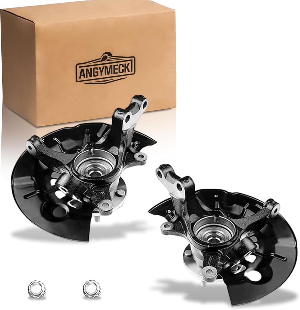 Pair Front Left & Right Side Steering Knuckle & Wheel Bearing Hub Assembly W/5-Lug for Toyota Camry 2012-2017 L4 2.5L (No SE or Hybrid Model) 43212AA010 LK046, 686-248686-249 686248 686249