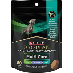 Purina Pro Plan Veterinary Supplements Multi Care for Dogs, 90 ct Pouch