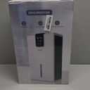 Dehumidifier, Dehumidifiers for Home, 98 OZ Water Tank, (1000 sq.ft) Quiet Dehumidifier for Basement Bathroom Bedroom with Humidity Display, Auto Shut Off, Relaxing 7 Color Ambient Light(White)