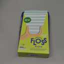 SmartLifeco Eco-Friendly Dental Floss Picks (200ct) - Flossers Made with Straw Wheat Blend, Superior Anti-Shred Thread for Tight Gaps, Tooth Pick Stick for Adults, Soft on Gum & Teeth, Vegan, Mint