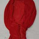 Kids Halloween Christmas Costumes Cape Velvet Hooded Cosplay Party Cloak Wizard Robe (Red(Thick)) US-9