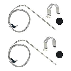 2-Pack Temperature Probe for Masterbuilt Electric Smoker Parts,Temp Probe for Masterbuilt Gravity Series 560/800/1050 Smoker,Accessories Number: 9004190170