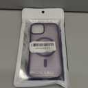 SUPFINE Magnetic for iPhone 14 Case & iPhone 13 Case (Compatible with MagSafe) (Military Grade Drop Protection) Slim Translucent Matte Shockproof Phone Cover, Dark Purple