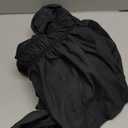 Wrap Around Dust Ruffle Bed Skirt - Black - for Queen Size Beds with 18 Inch Drop - Easy Fit Elastic Strap - Adjustable Pleated Bedskirt w/Brushed Fabric - Wrinkle Free - for Women, Men, Kids & Teens