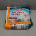 Simple Solution Disposable Dog Diapers, Female Dog Diapers, Puppy Potty Training, Incontinence and Heat Cycle Protection, Large Diapers for Dogs, 18-27 Inch Waist, 30 Count