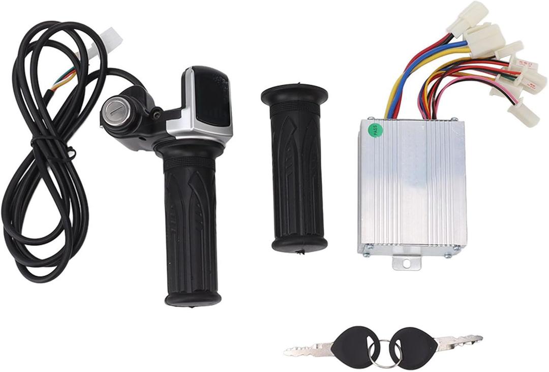 Throttle Grips 24V 350W Motor Brushed Speed Controller with Power Display Ideal Replacement for MX350 Electric Scooter