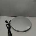 Chicken Water Heater For Winter Heated Poultry Waterer Base, With Thermostat And 9.8 Ft Power Cord, Dia.11 In (1PACK, Silver)