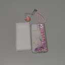 Compatible with Samsung Galaxy A16-5G Phone Case Rose Gold | Bling Sparkly Glitter Floating Liquid Waterfall Cute Cover, Women Girls Kids, Ring Holder Grip Diamond Wrist Strap Lanyard