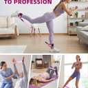 Resistance Bands Set  Resistance Band and Adjustable Ankle Exercise Bands with Cuffs Great Equipment for Training (Pink)