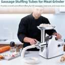 4Pcs Sausage Stuffing Tubes,Stainless Steel Sausage Stuffer Funnels for Meat Grinder,Sausage Filling Tuber,Sausage Stuffer Parts,Multiple Diameters 4 Sizes 0.63"/16mm,0.86"/22mm,1.26"/31mm,1.5"/38mm