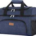 Lifewit Large Cooler Bag Insulated Lunch Bag Lightweight Portable Cool Bag Double Layer for Picnic, Beach, Work, Trip, Blue, 32-can