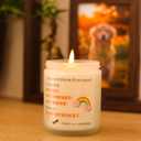 Pet Loss Sympathy Gift - Memorial Care Package for Dog Bereavement, Loss of Pet Remembrance Gift with Inspirational Quote, Personalized Dog Memorial for Grieving Owners (Rainbow)