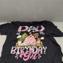Mom Of The Birthday Girl 1St Birthday Pink Cow Farm T-Shirt (Black, XL)