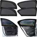 XCBYT Car Window Shades, Car Window Covers to Block UV and Heat, Window Shade for Bay in Car, Car Window Screen for Privacy Protection with Elastic Breathable Mesh for Camping Napping Dressing