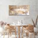 Modern White Wall Art Decor 20"x40" Abstract Canvas Wall Art For Bedroom | Abstract Wall Art For Living Room Kitchen Office Bathroom Wall Decor, Canvas Art Wall Decor, Brown White Wall Decorations