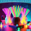 Concession Essentials Neon Jumbo 7.75 UN 500 Neon Jumbo Straws, 7.75" Unwrapped 500ct (Pack of 500), Multi Neon (CENeon7.75Unwrapped-500CT)