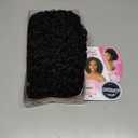Sensationnel Instant Weave Half Wig - 14 Synthetic Blendwig Adjustable Drawstring for Seamless Hair Blending (1B OFFBLACK)