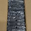 VIVIDA 4x4 Aluminum Post Caps(Actual 3.5" x 3.5"), Black Metal Fence Post Caps with Waterproof Matte Powder Coated, for Wooden Fence, Deck, Mailbox, Patio, Screw & Driver Bit Included, 12 Pack