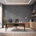 Concrete Wallpaper 15.7 in x 118 in, Peel and Stick Vinyl Cement Concrete Contact Paper for Walls Cabinets, Waterproof Removable Textured Wallpaper