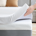 ViscoSoft Dusk 3-Inch Memory Foam Mattress Topper - Queen Mattress Topper, Washable Cover, Cooling & Back Pain Relief, CertiPUR-US Performance Tested and Certified Foam, 32x76 inches