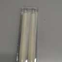 Homemory 2 Pcs Real Wax Made Flameless Taper Candles with Remote and Timer, 9.6" Ivory Battery Operated Candle Stick Flickering, Led Taper Candles with Lifelike Flame for Indoor Home Decor