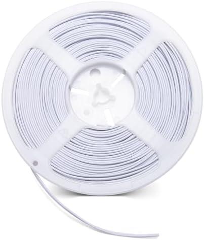 100 Feet Universal Garage Door Wire 2 Conductor Bell Wire Fits for Control Station/ Sensors, 24/ 2 AWG