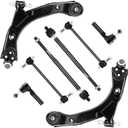 8Pcs Front Lower Outer&Inner Control Arms Right&Left Suspension Kit Fit for Chevrolet Cobalt 2005-2010, HHR 2006-2011; for Pontiac G5 2007-2009, Pursuit 2005-2006