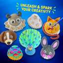 Dan&Darci Kids Sea Shell Painting Kit - Arts & Crafts for Kids - Gifts for Boys and Girls Ages 6-8, 8-12 - Craft Activities Kits - Creative Art Activity Gift Toys for Age 6 7 8 9 10 11 12 Year Old