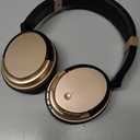Bluetooth Wireless Over Ear Light Weight Headphone with Low Latency USB Transmitter for TV,PC,3.5mm Audio Device, Stereo Wireless Headset Built-in Microphone for Cell Phone (Rose Gold)