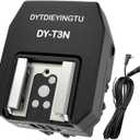 DY-T3N for Nikon Camera Flash hot Shoe Converter Adapter, Small Flash Godox iT30 im20/30, Height-Increasing Multi-Flash Trigger, Extended Body Universal Accessory (DY-T3N N01)