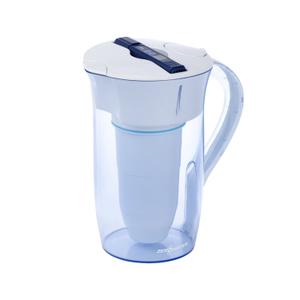 ZeroWater 10-Cup Round 5-Stage Water Filter Pitcher Dispenser with 5-Stage 0 TDS Zero Water Filter IAPMO Certified to Reduce Metals, Chlorine, Lead, Chromium, and Forever Chemicals PFOA/PFOS