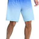 EZRUN Men's 9" Quick Dry Basketball Workout Shorts with Zip Pockets