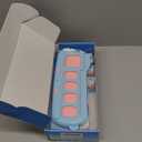 QuTZ Phonics Learning Toy for Preschool Kids  Talking Flash Cards with Sound Machine, Word Blending & Math Games  Educational Reading & Counting Activity Set 4-8 (Blue)