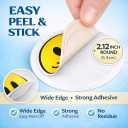 5 x 50pcs 2.12 INCH Smiley Face Stickers for Water Bottles & Laptops  Cute Aesthetic Vinyl Waterproof Decals  Happy Preppy Sticker Pack for Kids, Teens, Girls, Scrapbooking, Journaling & Teacher Rewards