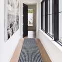 Runner Rug 2'x8'Indoor Outdoor Utility Carpet,Area Rugs with Non Slip Rubber Backing for Hallway Kitchen Entryway Balcony Garage Stair Laundry Room