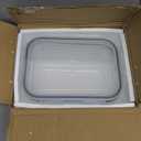 4pc Set - 8 Cup/64oz Large Glass Food Storage Containers with Lids Airtight Meal Prep Container with Lid Lock - Freezer Microwave & Oven Safe Clear Lunch Bowl Stackable Baking Pantry Organizer (2Pack)