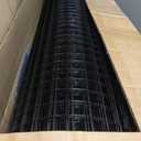 Tongmo 48" x 100' Black Hardware Cloth, 1inch Mesh Chicken Wire Fence, 19 Gauge Vinyl Coated Wire and Welded Wire Roll,Garden Fence, Poultry Netting for Rabbit/Duck/Chicken Coop