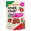 Snak Club Watermelon Rings, Tajin Chili & Lime Seasoned, Sweet and Spicy Gummy Candy, Mild in Heat Bold in Flavor, Low-Fat, Vegan, Gluten-Free Snack, Family Size, 11 Ounce (EXP 10/31/26)