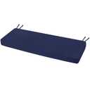 Favoyard Outdoor Bench Cushion 54 x 16 Inch Rainproof Patio Furniture Cushions 3-Year Color Fastness Garden Settee Porch Pads with Ties, Blue