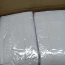 Table Cover for 6 foot Rectangle Tables-6 Pack White Fitted Stretch Tablecloth-Elastic Spandex 6ft Folding Tablecloths for Party, Vendor Booth Display, Banquet Buffet Event, Craft Trade Show
