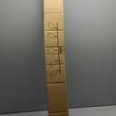 BOKT 5-Light LED Track Lighting Fixtures Ceiling Gold Modern 5 Way Spotlight Fixture Indoor Spot Lighting Mid Century Vintage Linear Kitchen Track Lighting Kit Brushed Brass Picture Light