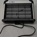 LiBa LED Indoor Bug Zapper, Electric Mosquito Killer Fly Zapper with Dual UV Wavelength Attraction, High Voltage Fly Trap Mosquito Trap Over 10-Year Lifespan LED Bulbs Light, Safe for Kids/ Pets