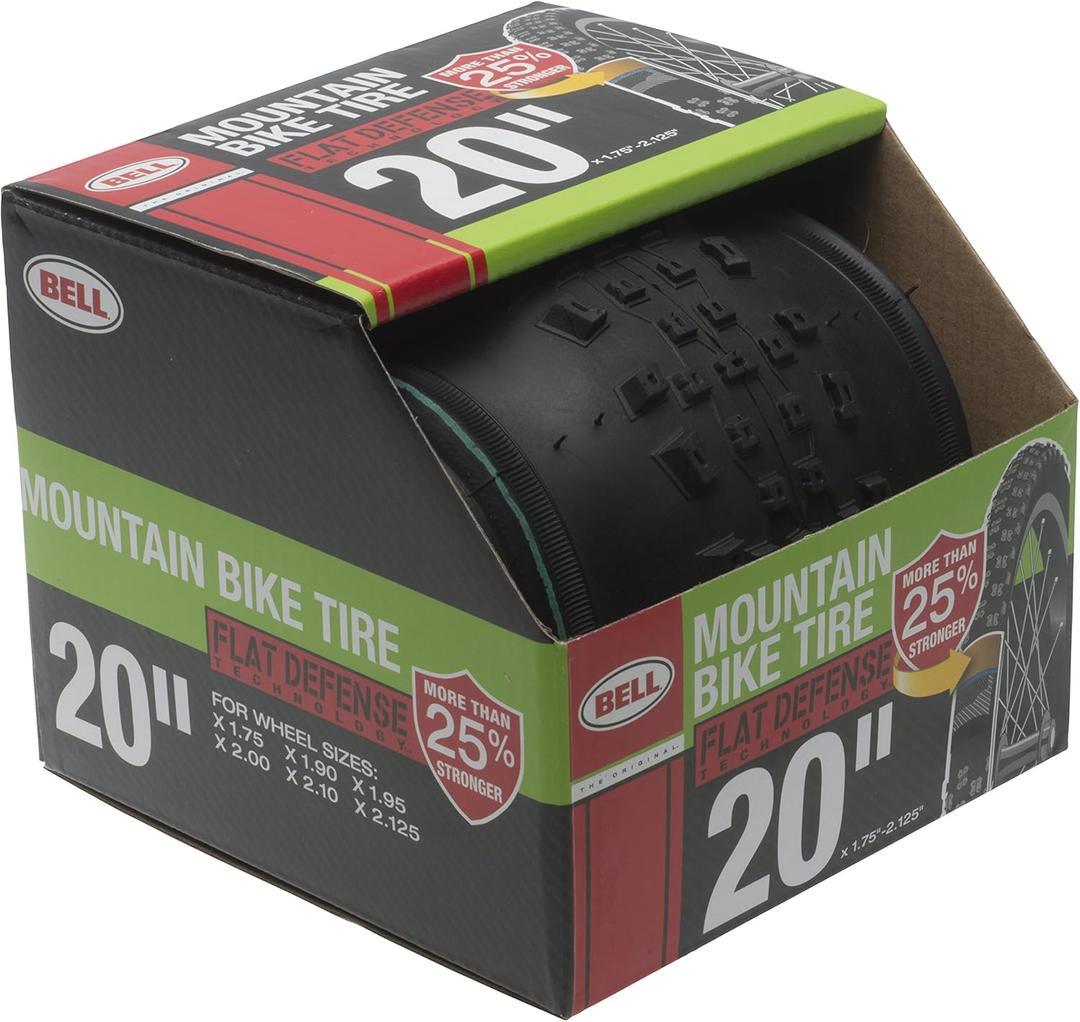 Bell Mountain Bike Tires in Standard or Flat Defense (20" x 1.75 - 2.125")