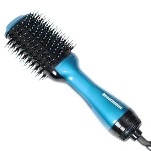 Beautimeter Blow Dryer Brush, Hot Air Brush One Step Hair Dryer and Styler Volumizer, 4 in 1 Negative Ionic Hair Styler with Oval Barrel for Smooth, Frizz-Free Hair Types, Blue & Black Beautimeter Blow Dryer Brush, Hot Air Brush One Step Hair Dryer and Styler Volumizer, 4 in 1 Negative Ionic Hair Styler with Oval Barrel for Smooth, Frizz-Free Hair Types, Blue & Black