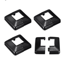 uxcell Post Skirt, 4pcs 51x51mm/2.01x2.01 Plastic Split Style Post Base Cover Trim Skirt for Fence Stair Handrail Railing Porch